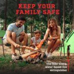 Portable Fire Extinguisher, 2-Pack, Non-Toxic, Quick Pull & Aim Feature for Home, Kitchen, Car, Grill, & Campfires, Two Mounting Brackets, Fight Wood, Gasoline, Battery, & Electrical Fires - Image 6