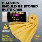 Premium 2pk Mini +1 Free Shammy Cloth for Car Drying - 17”x13” - Super Absorbent Chamois Towel for Car - Scratch-Free, Reusable & Soft Cleaning Towel - Image 8