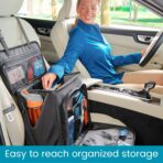 High Road Car Office Organizer - Front Seat Organizer with Desk Supplies Compartment, Laptop Sleeve, 2 Bottle Holders, Storage Cover and Padded Shoulder Strap for Cars, Trucks and Patrol Vehicles - Image 2