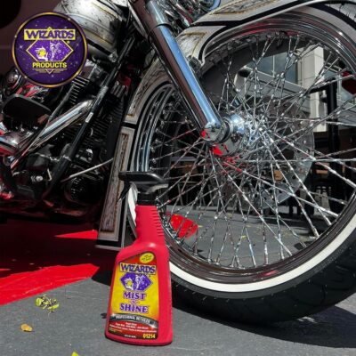 Wizards Mist-N-Shine Detail Spray - 22 Oz - Multi-Purpose High Gloss Finish Waterless Quick Detailer Spray for Glass, Chrome, Paint and Plastics - Car Exterior Cleaner for Auto Detailing Supplies - Image 7
