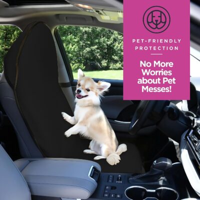 lebogner Waterproof Sweat Towel Car Seat Cover for Post Gym Workout, Running, Swimming, Beach and Hiking, Universal Fit Anti-Slip Bucket Seat Protector for Cars, SUVs and Trucks, Machine Washable - Image 7