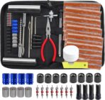 Tire Repair Kit, 68pcs Heavy Duty Tire Plug Kit, Universal Tire Repair Tools Flat Tire Puncture Repair for Car, Motorcycle, Truck, SUV, RV, ATV, Tractor, Trailer Fix Punctures and Plug Flats Patch Kit