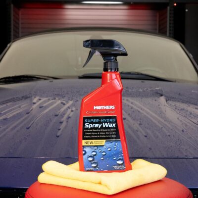 Mothers California Gold Super-Hydro Spray Wax, 24 oz. – Just Waxed Brilliance & Beading, Cleans, Shines & Protects in 1-Step, Use Dry or Wet as a Drying Aid or Over Existing Wax or Coating (05724) - Image 9