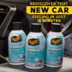 Meguiar's Whole Car Air Re-Fresher,Odor Fighting Mist, Fights Off Strong Vehicle Odors,Air Freshener, New Car Scent - Three 2 Oz Spray Bottles - Image 5