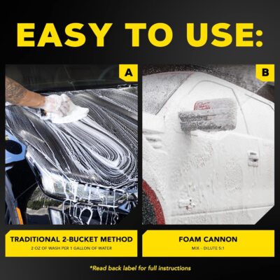 Meguiar's Gold Class Car Wash – Premium Foaming Car Wash Soap, High Gloss Finish, Safe for Clear Coats, Deep Cleans without Removing Waxes, Car Detailing Supplies for Cars, Trucks & SUVs – 1 Gal - Image 6