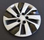 New Wheel Cover Hubcap Replacement Fits 2019-2020 Nissan Altima; 16 Inch; 5 Split Spoke; Silver Color/Black; Plastic; Spring Steel Clip (1-Piece) - Image 2