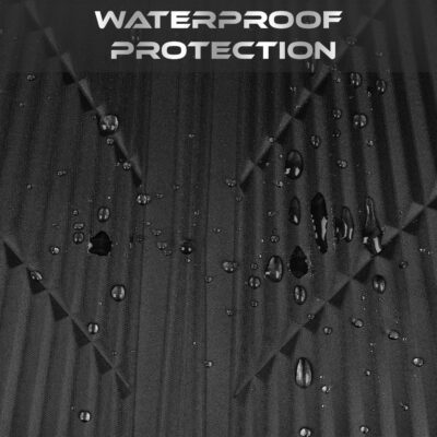 CAR PASS Waterproof Car seat covers Front Seats covers Neoprene Wetsuit, All-Weather Non-Slip Durable, Universal Fit for SUV Sedans Trucks Vans Automotive, Armrest Airbag Compatible, 3D Emboss 2 Black - Image 6