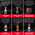 Griot's Garage Starter Car Care Kit, Vehicle Detailing Set, Includes Car Wash, Wax, Vehicle Detailer, Wheel Cleaner, Clay Bar, Vinyl and Rubber Dressing, 11131 - Image 4