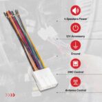 RED WOLF Car Radio Wiring Harness W/Antenna Adapter Select for 2008-2013 Nissan Armada Pathfinder Rogue, 2011-2014 Subaru Impreza Install Aftermarket 20 PIN Stereo Wire Cable Connector Adaptor - Image 3