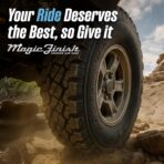 Magic Finish Tire Shine (1 Gallon) – Silicone-Based Tire Dressing for Long-Lasting Wet Look – High-Gloss Car Cleaning Supplies for Pro Detailing Results - Image 8