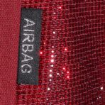 CAR PASS Bling Diamond Burgundy Leather Car Seat Covers Full Sets Interior Sets, Waterproof Shining Glitter Sparkly Crystal Universal Armrest Fit Automotive Truck SUV Cute Women Girl, Red Rhinestone - Image 7