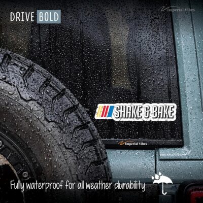 IMPERIAL VIBES – Shake and Bake Sticker – Vinyl Sticker for Car, Truck, and Van– Indoor and Outdoor Use for Laptop – Waterproof Decal for Mobile and Water Bottle – Removable Window Decal - Imp – 24 - Image 4