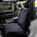 HAPPEGEAR Happeseat Waterproof Car Seat Cover & Protector – Universal Fit Car Seat Towel Cover – Non-Slip Backing, Easy Install & Storage, Machine Washable, Fits Front & Back, Black - Image 8