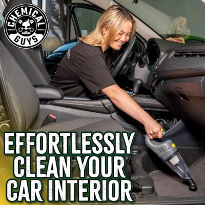 Chemical Guys EQP410 DetailVac Handheld Portable Car Vacuum, 110w 8.8amp Electric Motor, (Great for Cars, Trucks, SUVs, Motorcycles, RVs, Home, Pets, Kids, Office, and On The Go) Gray - Image 2