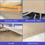 Heavy Duty Outdoor Car Cover Custom Fit for 1994-2026 Ford Mustang, Windproof All Weather Waterproof Sun Rain UV Dust Snow Protection Outdoor Car Covers - Image 3