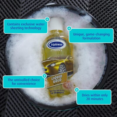 Liquid Gold Car Polish 17 fl oz Premium Car Wax and Polish for Deep Gloss Shine and Long-Lasting Paint Protection Safe on Clear Coat, Paint and Finishes - Image 4