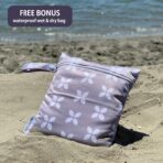 Moteph Extra Large Diaper Caddy, Craft, Toy Organizer with Zip-Top Cover with Waterproof Wet/Dry Bag - Perfect for Baby Shower - Image 7