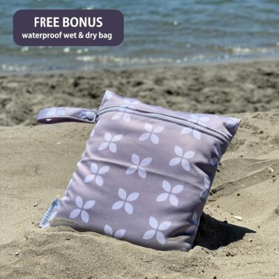 Moteph Extra Large Diaper Caddy, Craft, Toy Organizer with Zip-Top Cover with Waterproof Wet/Dry Bag - Perfect for Baby Shower - Image 7