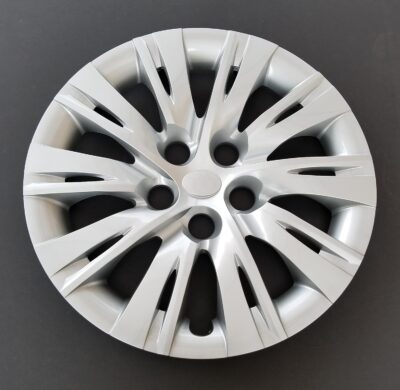 Wheel Cover Hubcap Fits 2012-2014 Toyota Camry; 16 Inch; 10 Split Spoke; Silver Color; Plastic; Standard Leg (1-Piece) - Image 2