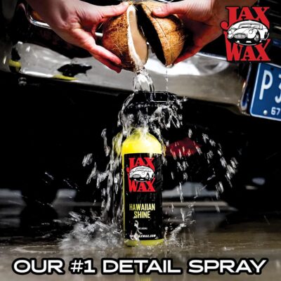 Jax Wax Hawaiian Shine Carnauba Car Wax, Quick Detail Spray for a Deep Gloss Finish on Car, Boat, Truck, Motorcycle and More - 32 Ounce - Image 4