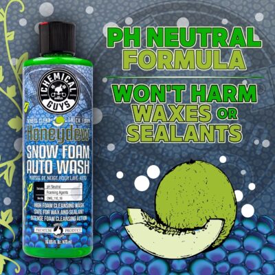 Chemical Guys Car Wash Soap for Foam Cannon or Bucket, Honeydew Snow Foam Car Wash Soap for Trucks, Motorcycles, RVs & More, Super Suds, Honeydew Scent - 128 oz (1 Gallon) - Image 5