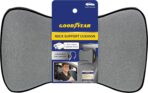 Goodyear Ergonomic Car Neck Pillow, Soft Memory Foam Headrest Pillow for Driving, Breathable & Removable Cover, Car Seat Headrest Cushion with Adjustable Strap, Neck Pain Relief, Grey - Image 5