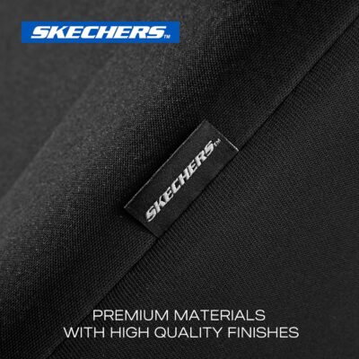 Skechers Seat Covers, Premium Breathable Polyester Seat Covers, Car Seat Covers Front Seats Airbag Compatible, Automotive Comfort for Most Cars, Vans, Trucks, SUVs (Two Front, Black) - Image 4