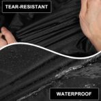 X AUTOHAUX Car Cover for Honda Civic Sedan/Coupe 210D-PU Outdoor Full Car Cover All Weather with Door Zipper for Waterproof Windproof Sun Rain Snow Protection - Image 3