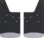Luverne 251451 Rear 12-Inch x 23-Inch Textured Rubber Mud Guards, Select Chevrolet Silverado, GMC Sierra 2500, 3500 HD, 2 Flaps