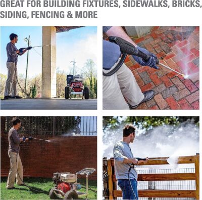 Simpson 4200 PSI Gas Pressure Washer, 4.0 GPM Commercial Power Washer, Cold Water, Honda GX390 Engine, 50' Hose, Aluminum Series, 49-State Compliant (ALH3228-S) - Image 5