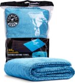 Chemical Guys Woolly Mammoth Large Microfiber Drying Towel - 36 x 25 Inch Blue, Ultra Plush Super Absorbent Car Drying Towel for Cars, Trucks, SUVs, Motorcycles, RVs, and Auto Detailing