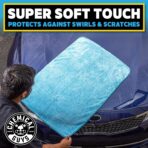 Chemical Guys Woolly Mammoth Large Microfiber Drying Towel - 36 x 25 Inch Blue, Ultra Plush Super Absorbent Car Drying Towel for Cars, Trucks, SUVs, Motorcycles, RVs, and Auto Detailing - Image 6