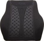 Dr. Scholl's Max Support Charcoal-Infused Lumbar Seat Cushion for Car, Truck, SUV — Black