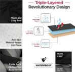 lebogner Waterproof Sweat Towel Car Seat Cover for Post Gym Workout, Running, Swimming, Beach and Hiking, Universal Fit Anti-Slip Bucket Seat Protector for Cars, SUVs and Trucks, Machine Washable - Image 5