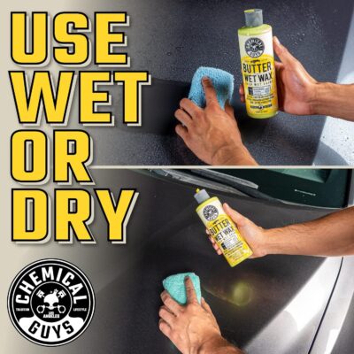 Chemical Guys WAC_201 Butter Wet Wax, Deep Wet Shine for Cars, Trucks, SUVs, RVs & More, 128 fl oz (1 Gallon) Banana Scent - Image 10