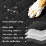 Simple Trending Dog Car Seat Cover, Back Seat Pet Bed Mat Protector Waterproof Bench Car Seat Cover, Nonslip Pet Car Bed Dog Hammock for Car, SUV, Truck - Image 5