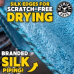 Chemical Guys Woolly Mammoth Large Microfiber Drying Towel - 36 x 25 Inch Blue, Ultra Plush Super Absorbent Car Drying Towel for Cars, Trucks, SUVs, Motorcycles, RVs, and Auto Detailing - Image 3
