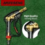 Stubby Pressure Washer Gun with 360° Swivel, 5000 PSI Short Power Washer Gun, 3/8" Quick Connect & M22-14 Fitting, Pressure Washer Spray Gun for Foam Cannon, Car Washing & Detailing - Image 4